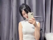La meilleure beauté asiatique porte des sous-vêtements sexy selfie